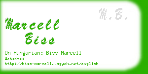 marcell biss business card